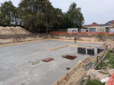 Betonnen werkvloer voor de kelder